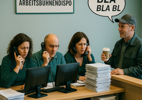 Alltag einer Arbeitsbühnendispo
